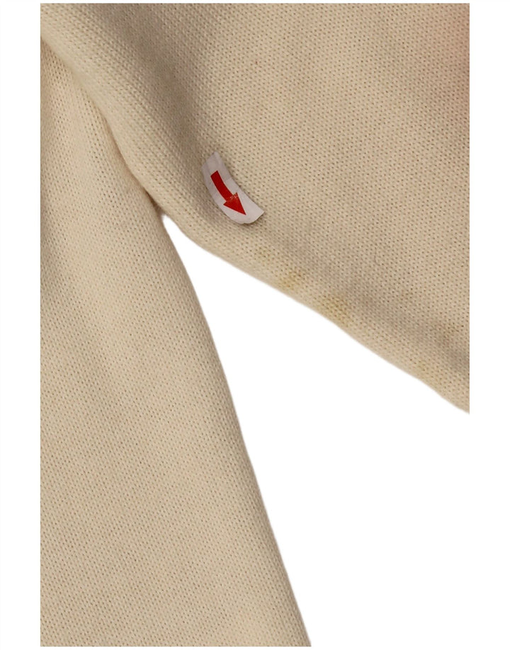 Женская трикотажная блузка-рубашка CIRO ESPOSITO UK 14, большая белая шерсть