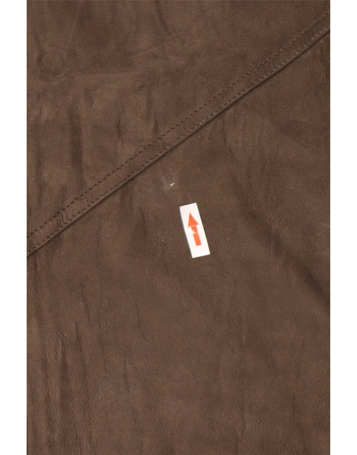 WESTBURY Мужской замшевый бомбер IT 58 4XL Кожа цвета хаки