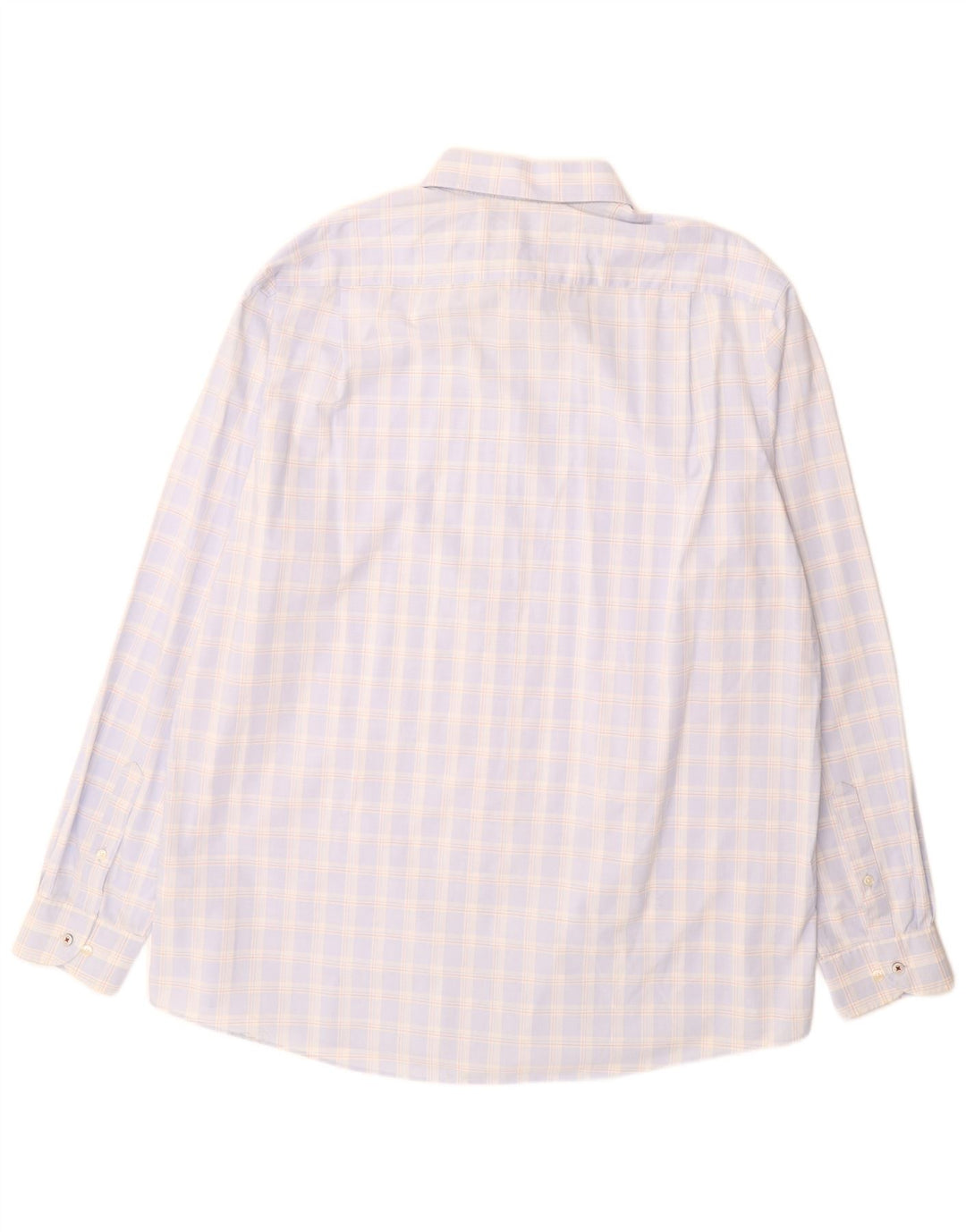 Мужская рубашка Tommy Hilfiger для высоких, размер 18, 2XL, синяя клетка, хлопок