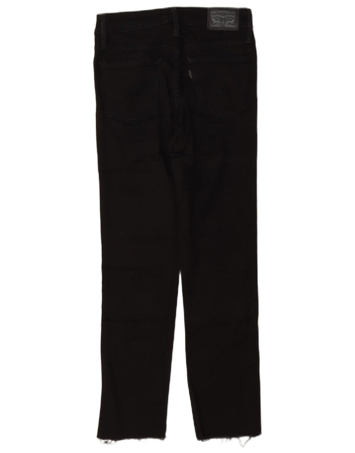 Женские узкие джинсы Levi's 712 W25 L27, черный хлопок
