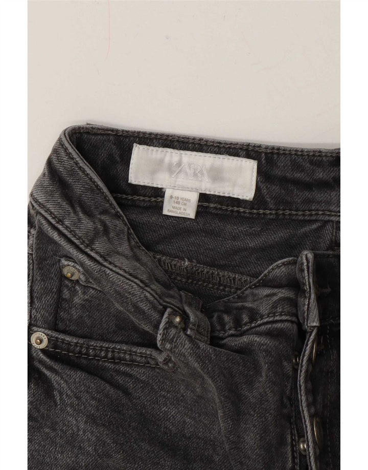 Расклешенные джинсы Zara для девочек 9–10 лет W24 L25 Серые