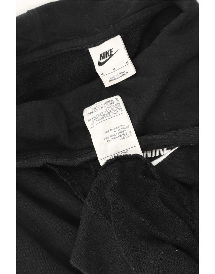 Мужской джемпер с капюшоном Nike, средний черный, хлопок