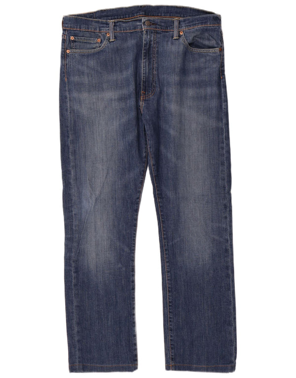 Мужские узкие прямые джинсы Levi's 513 W38 L31 синие, хлопок