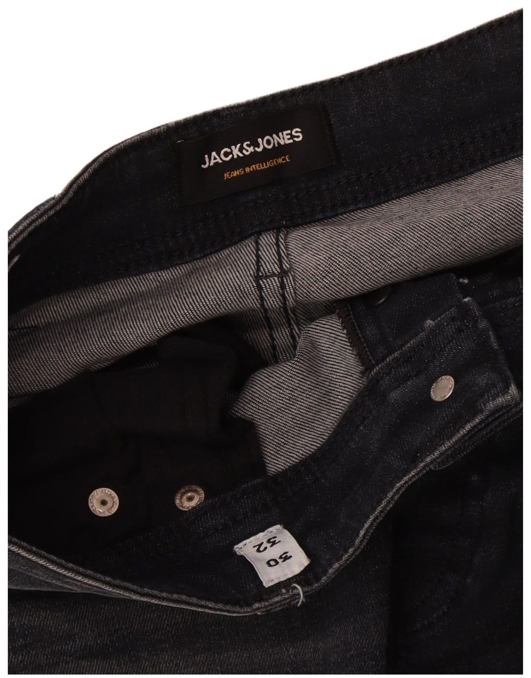 Мужские джинсы Jack & Jones Tim Slim W30 L32, черный хлопок