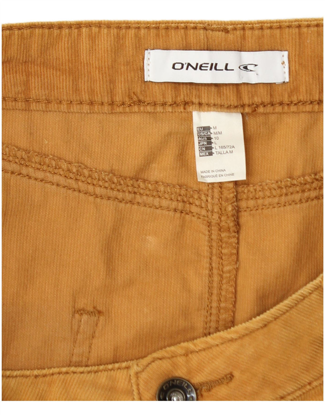 Женская мини-вельветовая юбка O'Neill Medium W30, бежевый хлопок