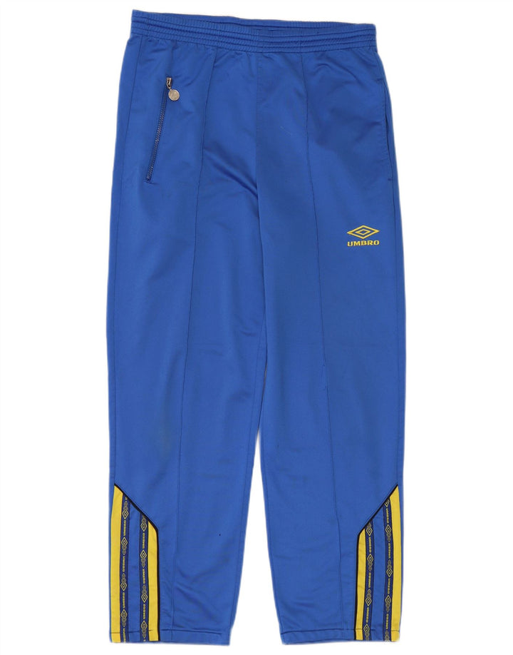 UMBRO Мужские спортивные брюки с графическим рисунком, средний синий