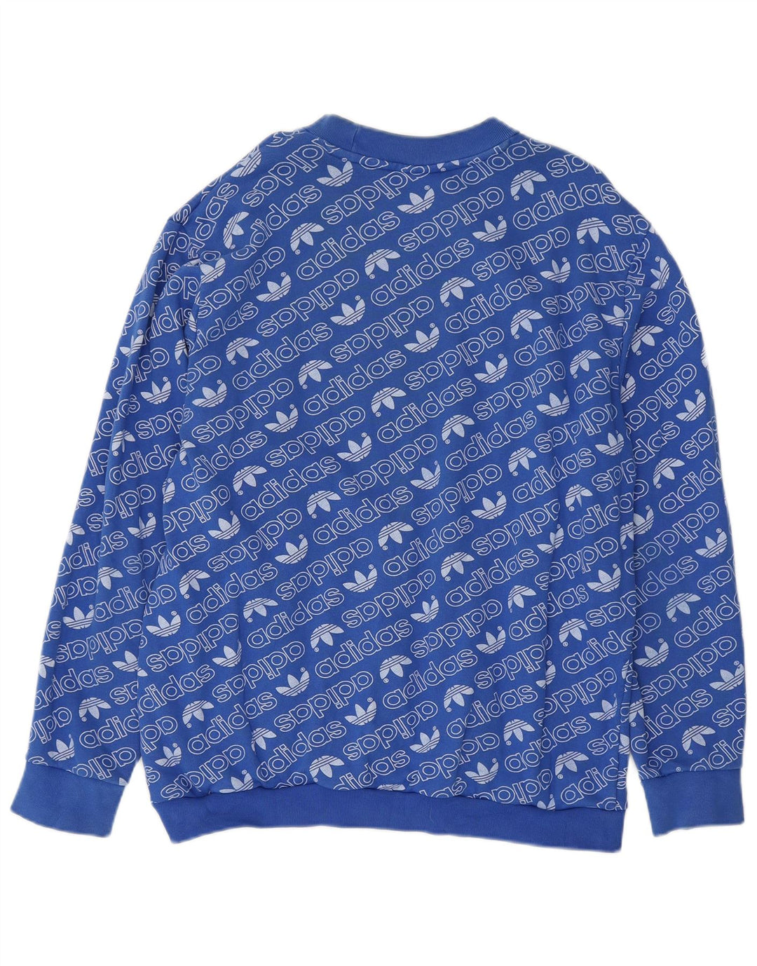 Adidas Мужской свитшот с рисунком XL Синий Хлопок
