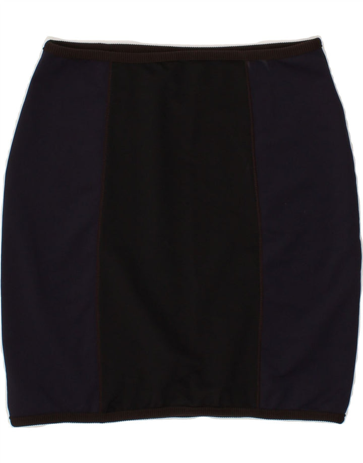 MARITHE FRANCOIS GIRBAUD Womens Pencil Skirt IT 44 Medium W26  Navy Blue Vintage Marithe Francois Girbaud and Second-Hand Marithe Francois Girbaud from Messina Hembry 