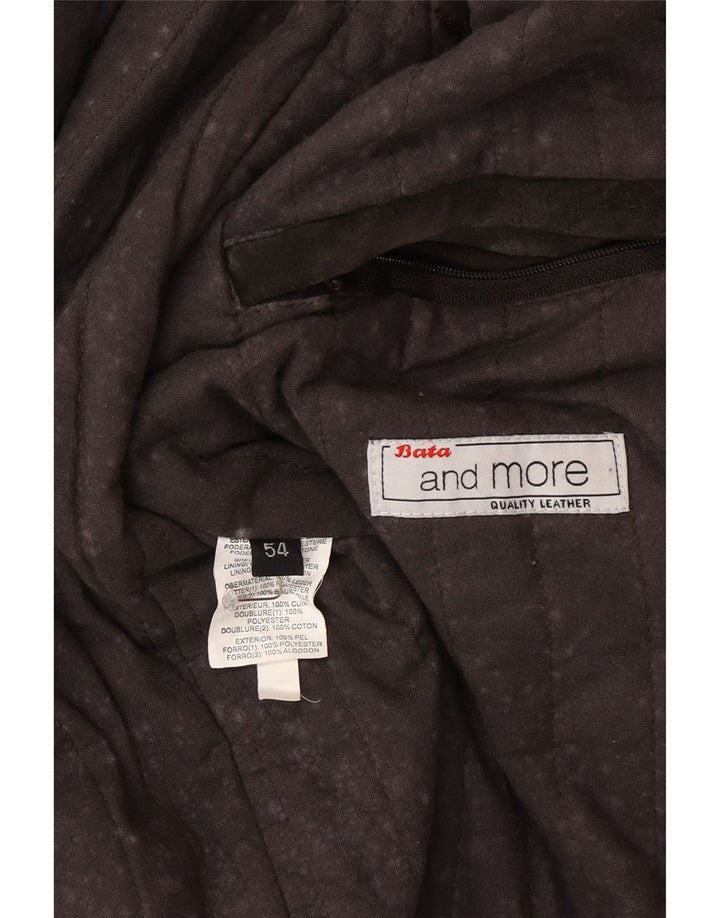 Мужская замшевая куртка Bata and More IT 54 2XL Коричневая кожаная