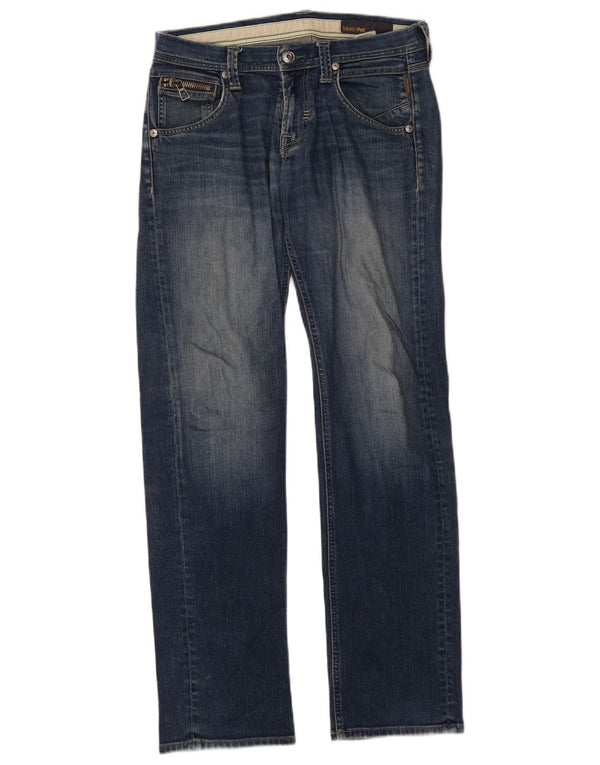 Женские прямые джинсы Meltin' Pot W33 L34, синий хлопок