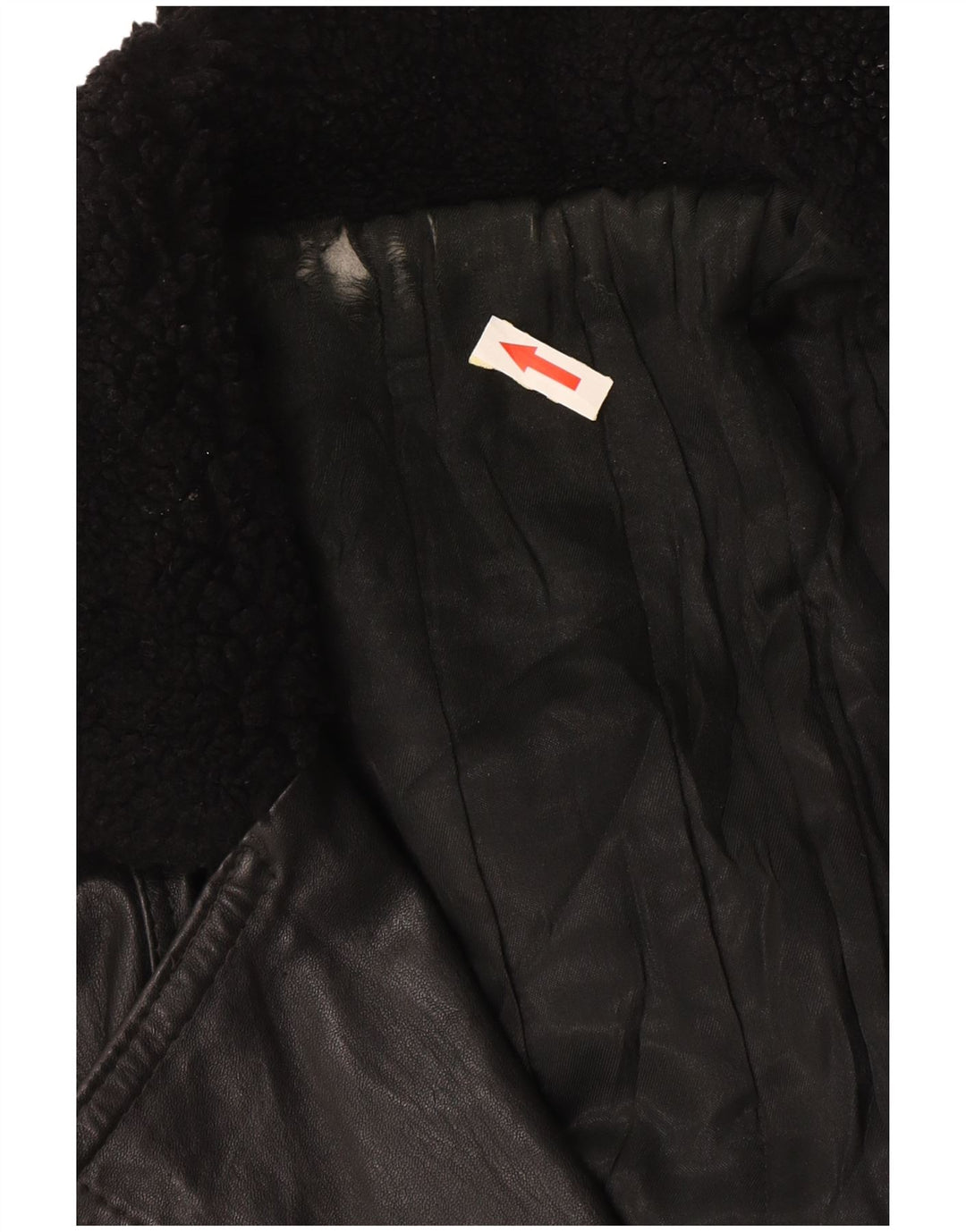 Винтажная мужская двубортная кожаная куртка UK 42 XL, черная
