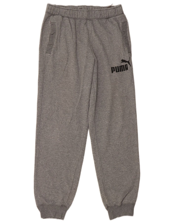 Мужские спортивные брюки с рисунком Puma, джоггеры, большие серые хлопковые брюки с крапинками