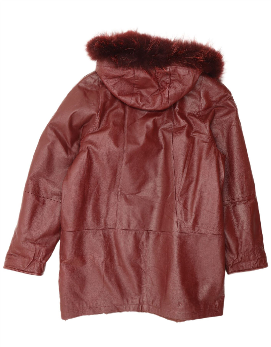 Privilegi Женское пальто оверсайз с капюшоном IT 42 Medium Burgundy