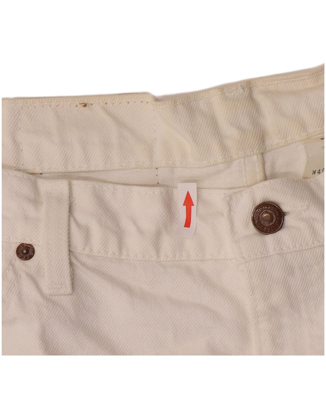 Мужские джинсовые шорты Levi's 550 W40 XL, белый хлопок