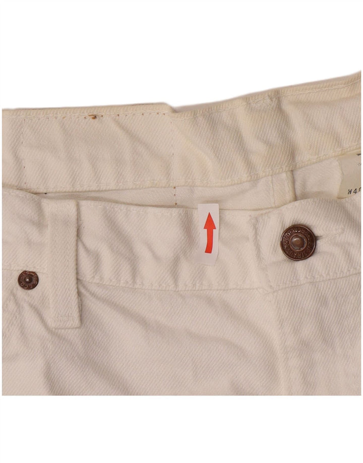 Мужские джинсовые шорты Levi's 550 W40 XL, белый хлопок