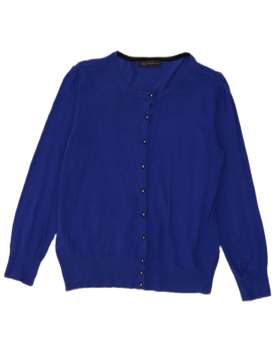 Женский кардиган Marks & Spencer UK 12, средний синий вискоза