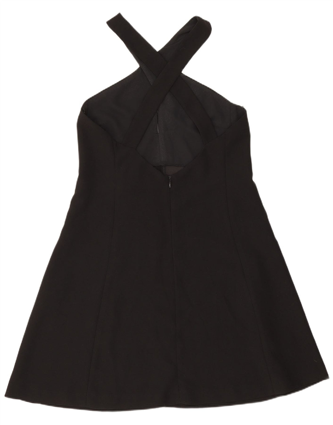 Женское платье с бретелькой Zara UK 6 XS, черный полиэстер