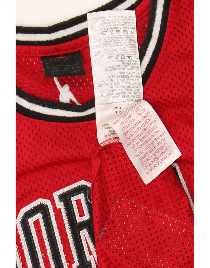 Жилет с рисунком JORDAN для мальчиков, 10–11 лет, средний красный, полиэстер