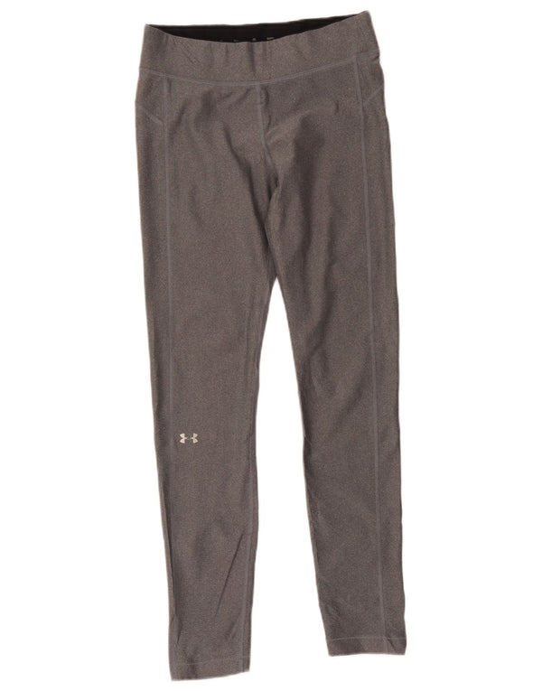Женские леггинсы Under Armour Heat Gear UK 12, средний серый в крапинку