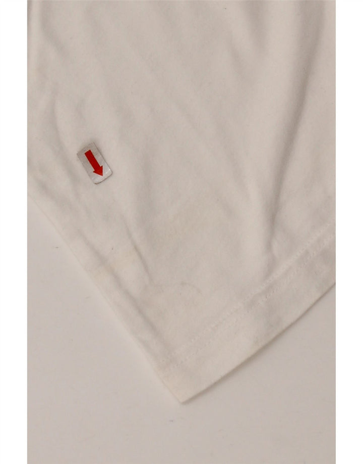 Женская футболка ADIDAS Top UK 8/10, маленькая, белый хлопок