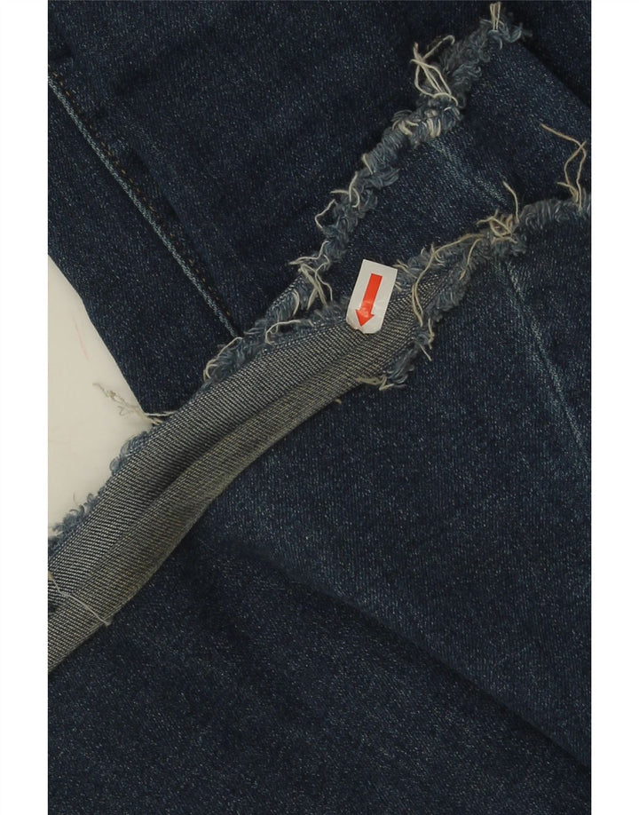 Женские расклешенные джинсы Levi's с высокой посадкой W25 L32 Темно-синий хлопок