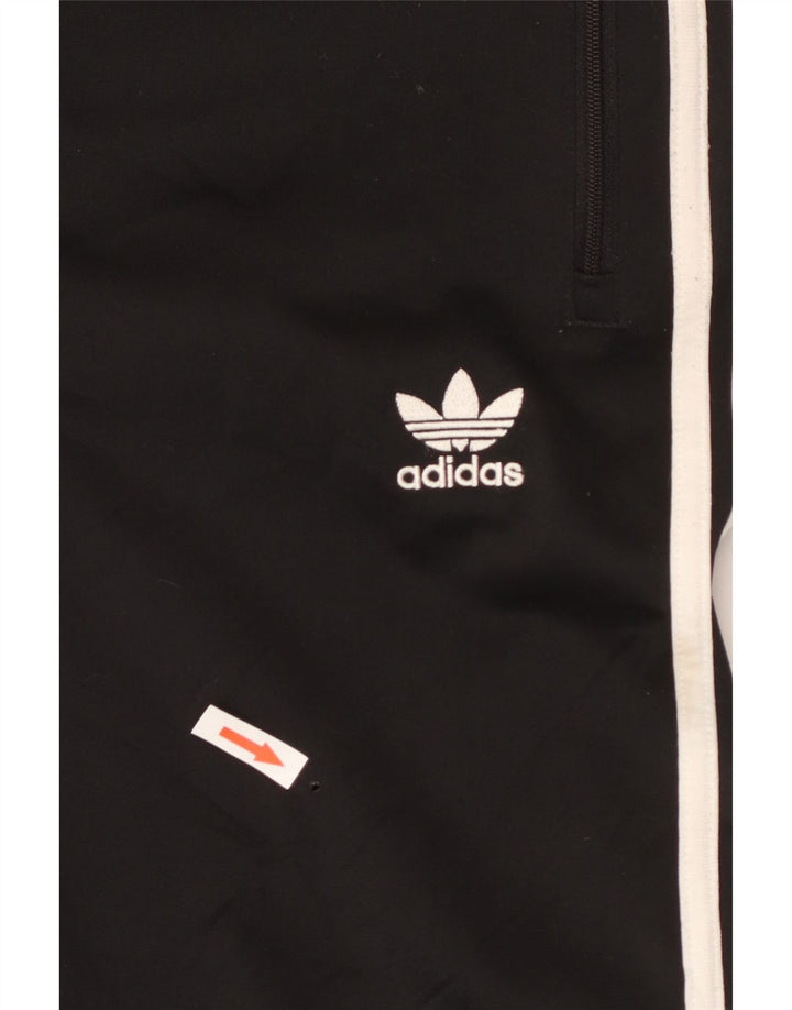 Мужские спортивные брюки Adidas, маленькие черные из полиэстера