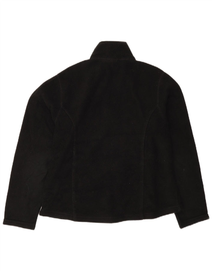 Женская флисовая куртка L.L.Bean UK 14, средний черный полиэстер