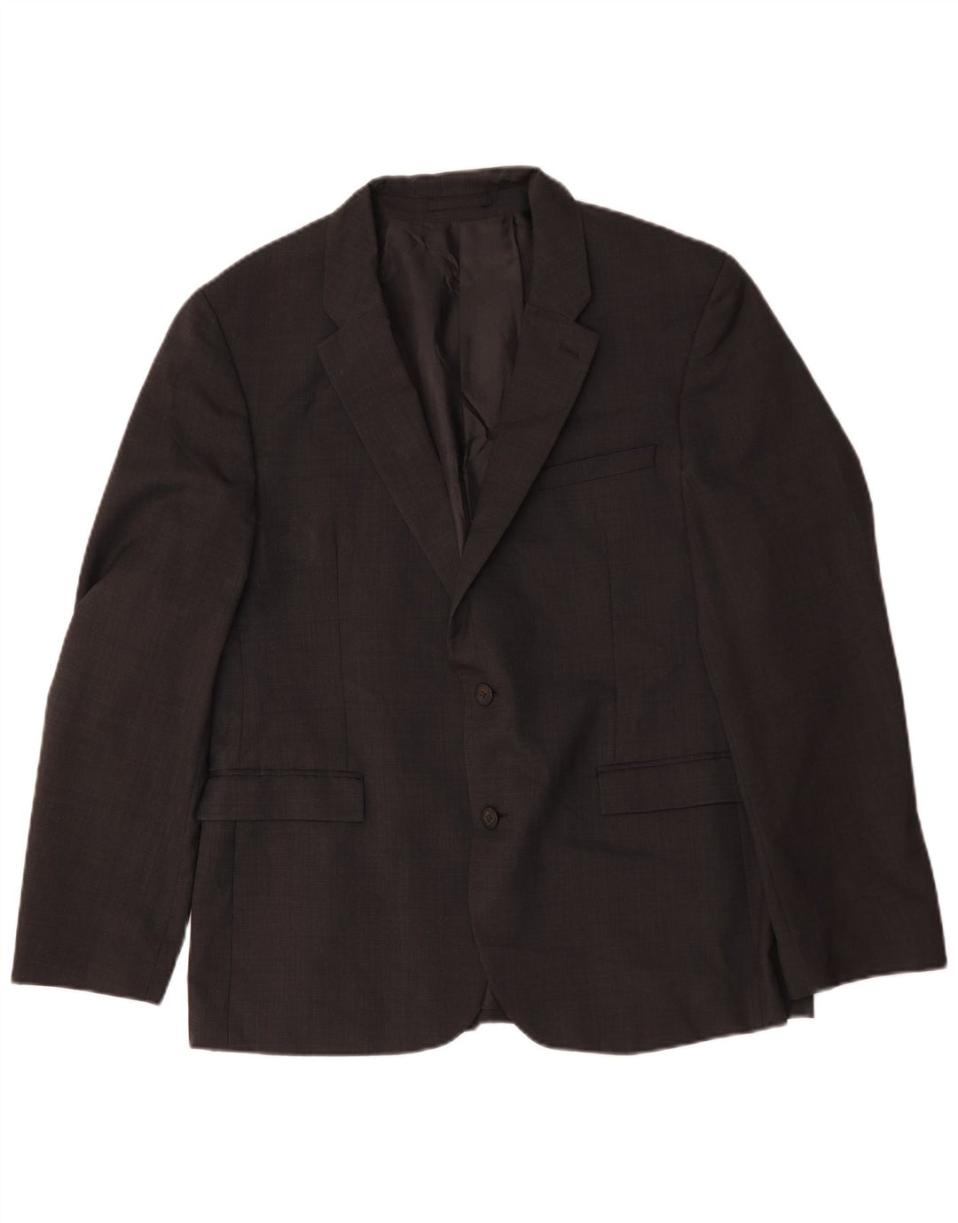 Мужской пиджак Marks & Spencer Autograph на 2 пуговицах, Великобритания, 44 XL, черная шерсть