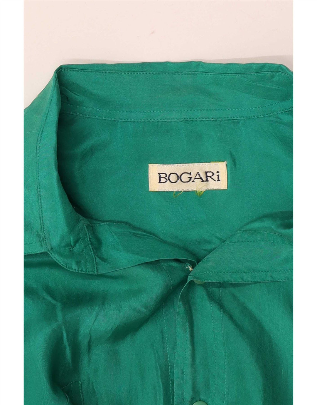 Bogari Мужская рубашка с коротким рукавом, большая зеленая