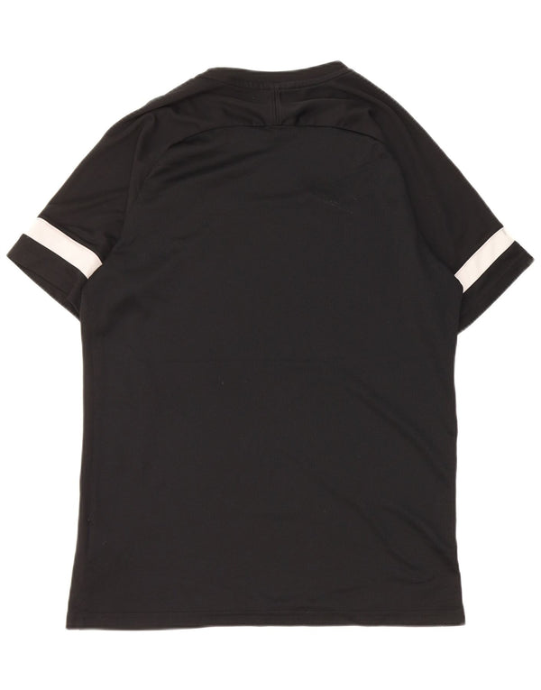 Мужская футболка с рисунком Nike Dri Fit, большая черная, с цветными блоками