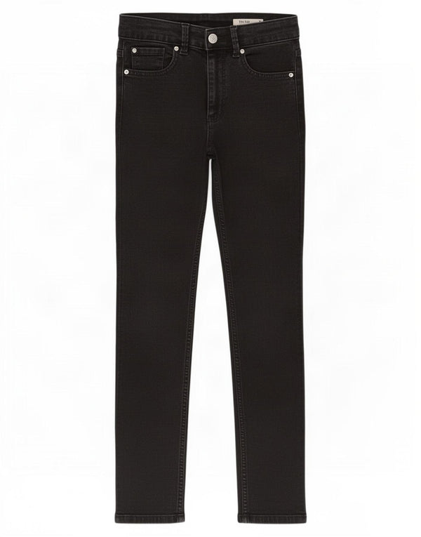 Женские джинсы Marks & Spencer The Lily Slim UK 8, маленькие W26 L26, черный хлопок