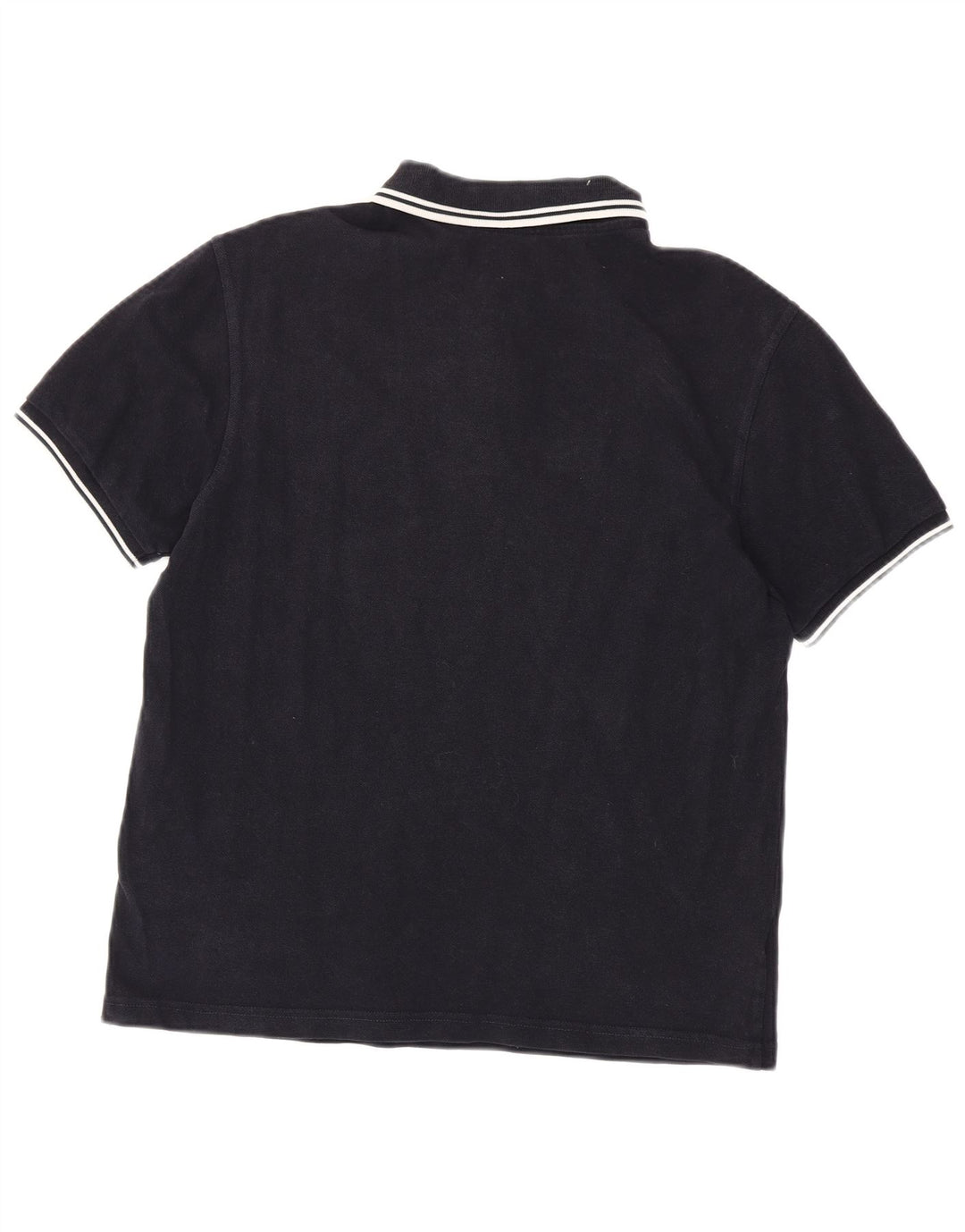 Мужская рубашка-поло Fred Perry среднего размера, темно-синяя, хлопок
