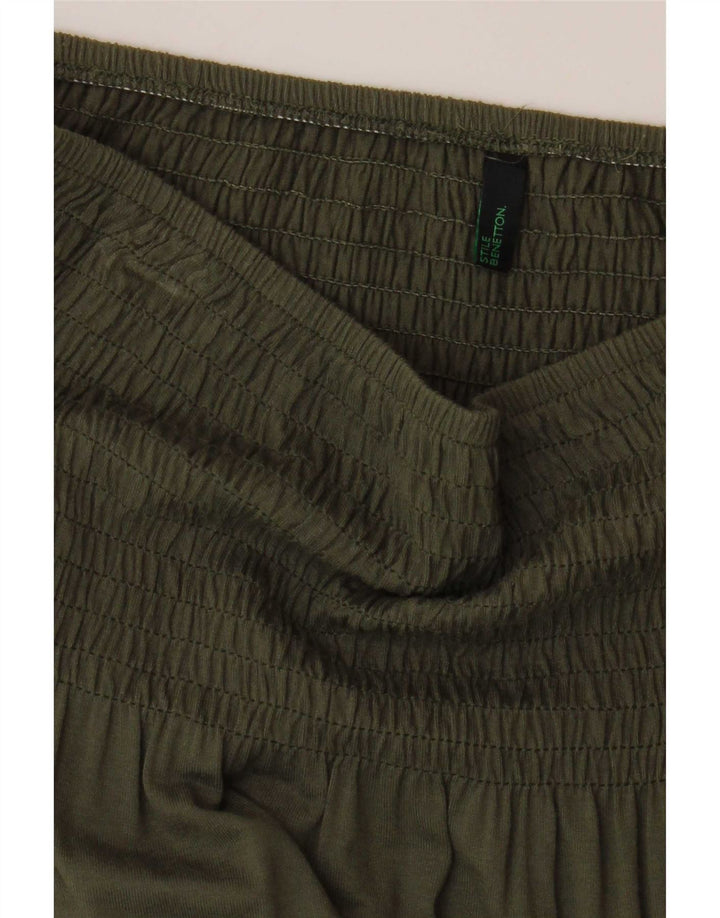 Женский топ без бретелек Benetton UK 6 XS хаки