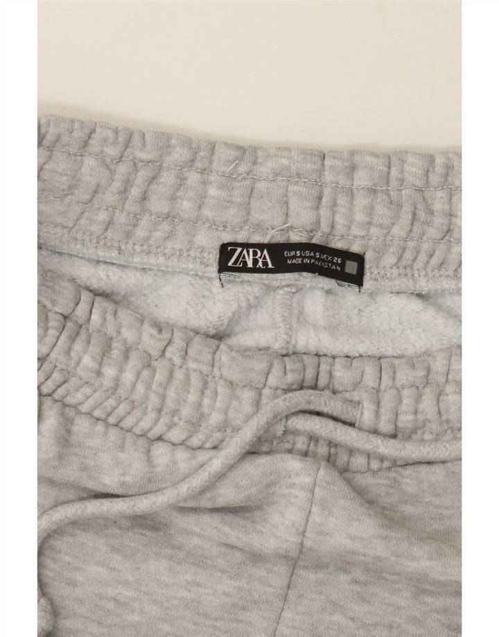 ZARA Womens Tracksuit Trousers Joggers UK 10 Small  Grey Vintage Zara and Second-Hand Zara from Messina Hembry 