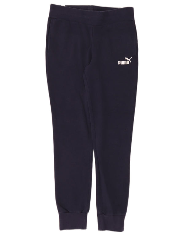Женские спортивные брюки Puma Joggers UK 10, маленькие темно-синие, хлопок