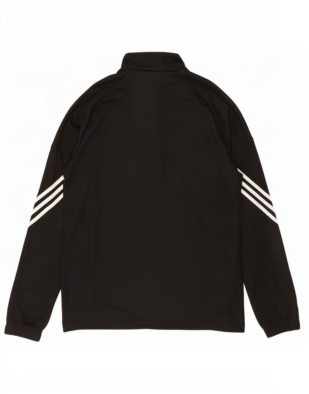 Мужской спортивный костюм Adidas Climalite с воротником на молнии, средний черный