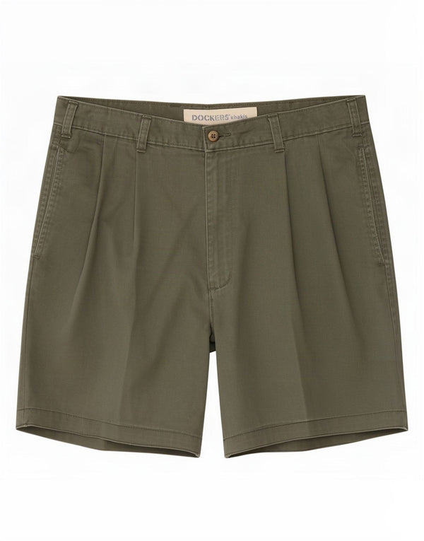 Мужские шорты чинос Dockers, большие размеры, W34, цвет хаки, хлопок