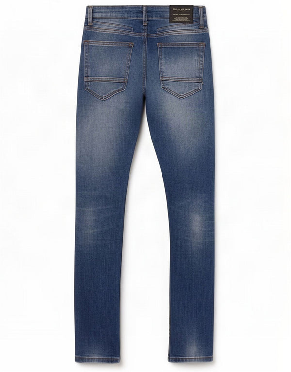 Zara Мужские потертые узкие джинсы EU 38 Small W30 L30 Blue