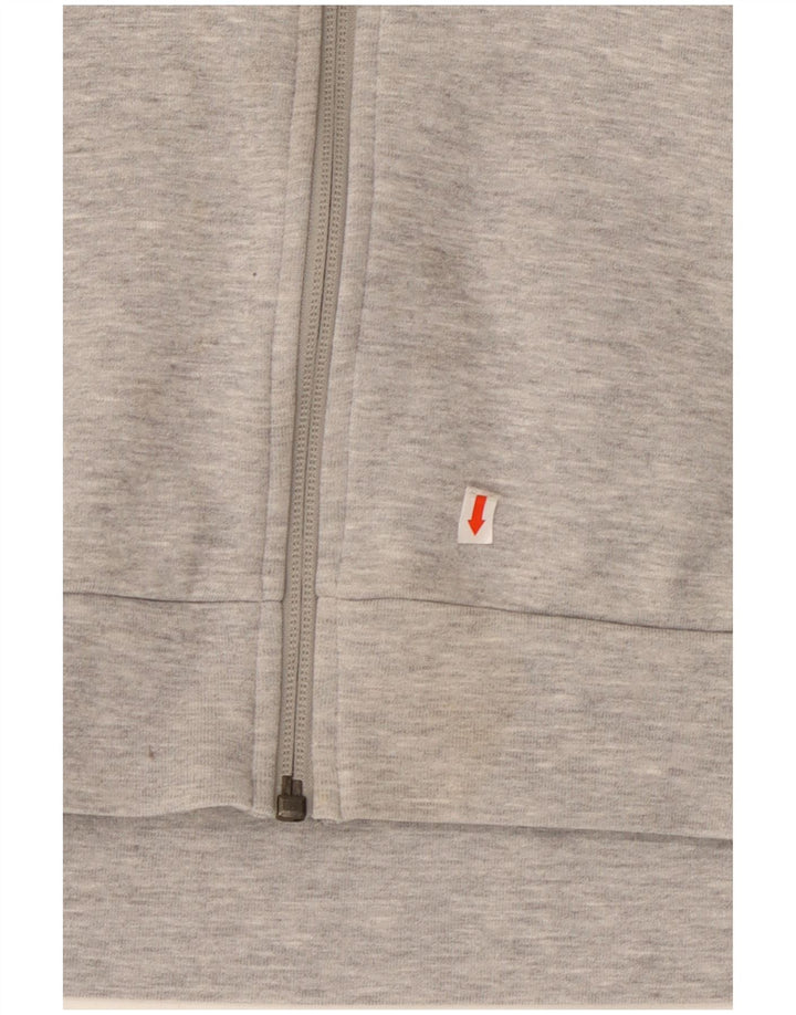 Мужской свитер с капюшоном на молнии ADIDAS XL, серый хлопок