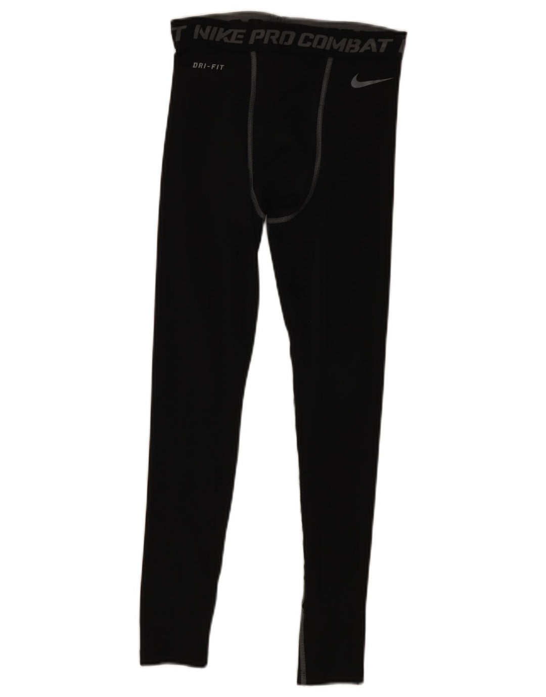 Мужские леггинсы с рисунком Nike Dri Fit, маленький черный полиэстер