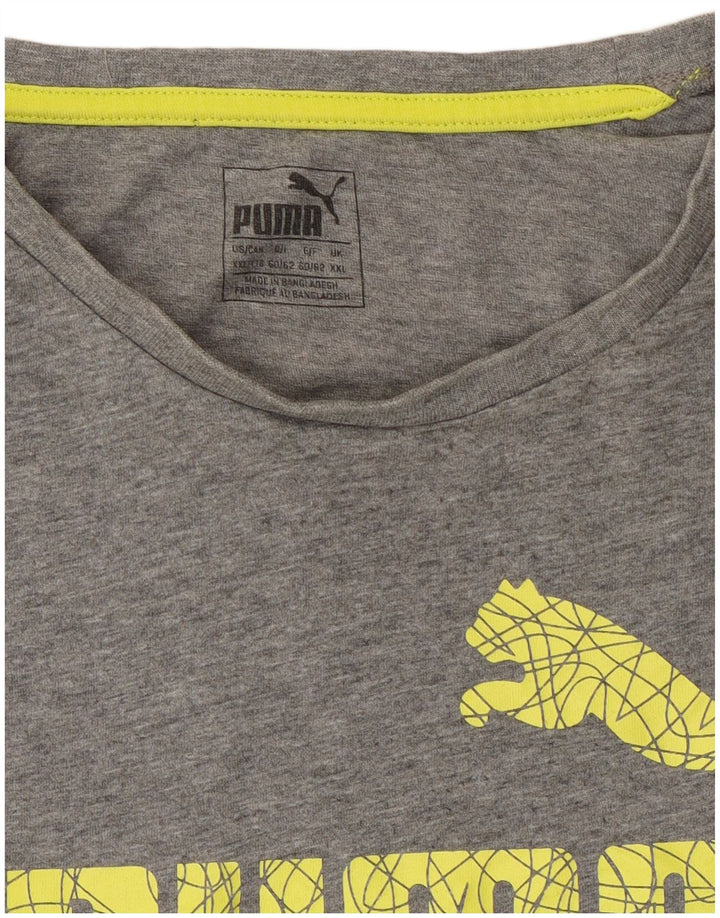 Мужская футболка с рисунком Puma Top 2XL Серая