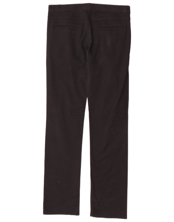 Мужские прямые брюки чинос Zara EU 40 Medium W30 L33, черный хлопок