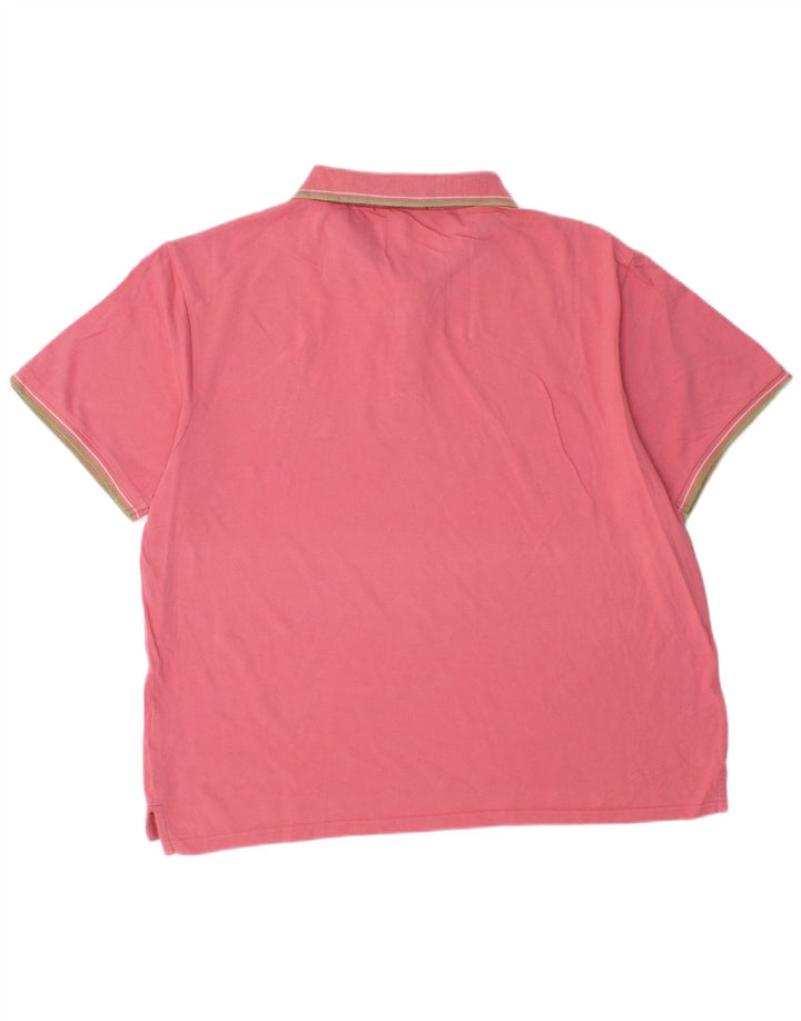 Мужская рубашка-поло Trussardi 3XL розовая