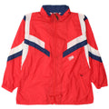Мужская дождевик ALEX UK 42 XL Красный полиамид с цветными блоками