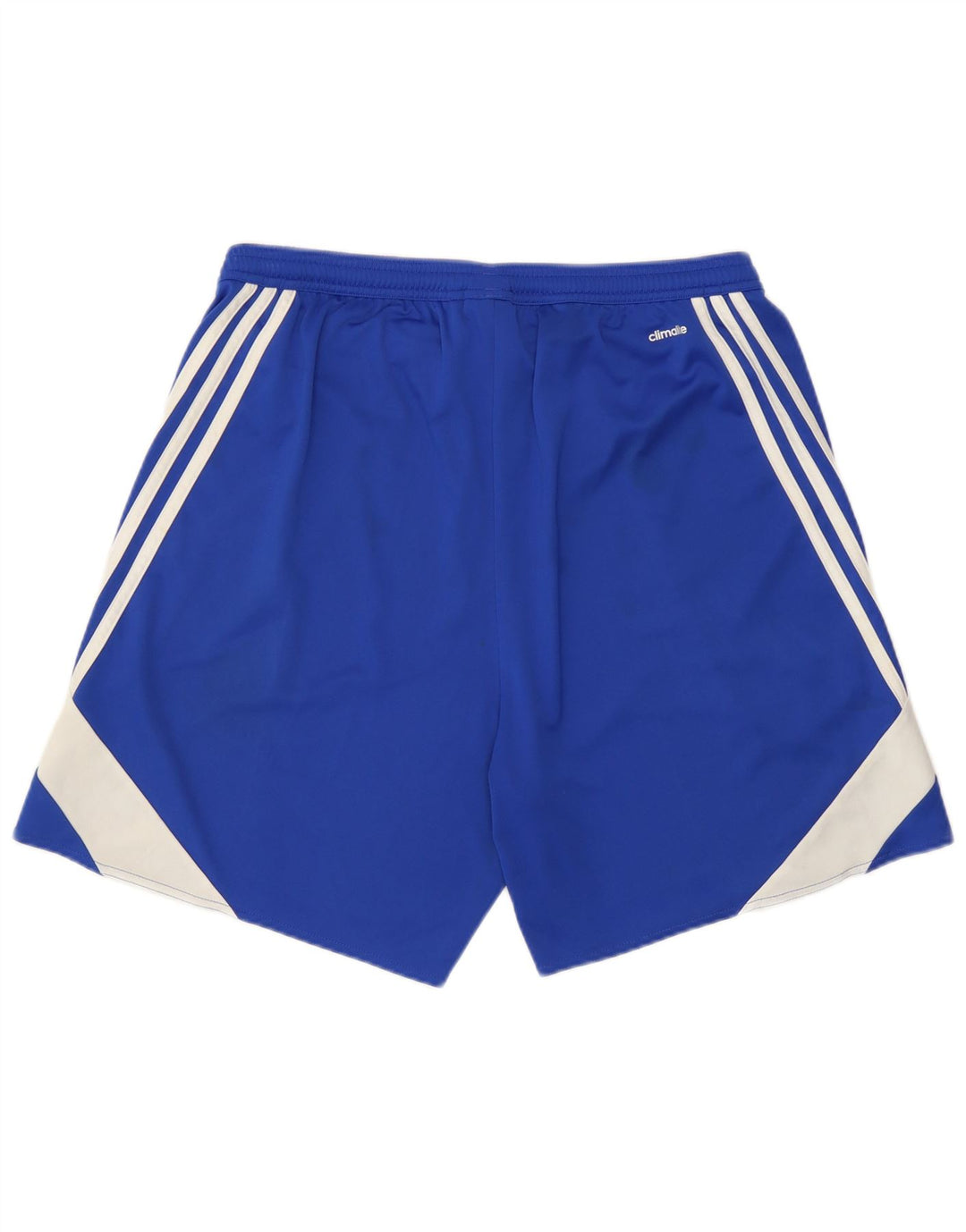Мужские спортивные шорты Adidas Climalite, большие синие полиэстер с цветными блоками