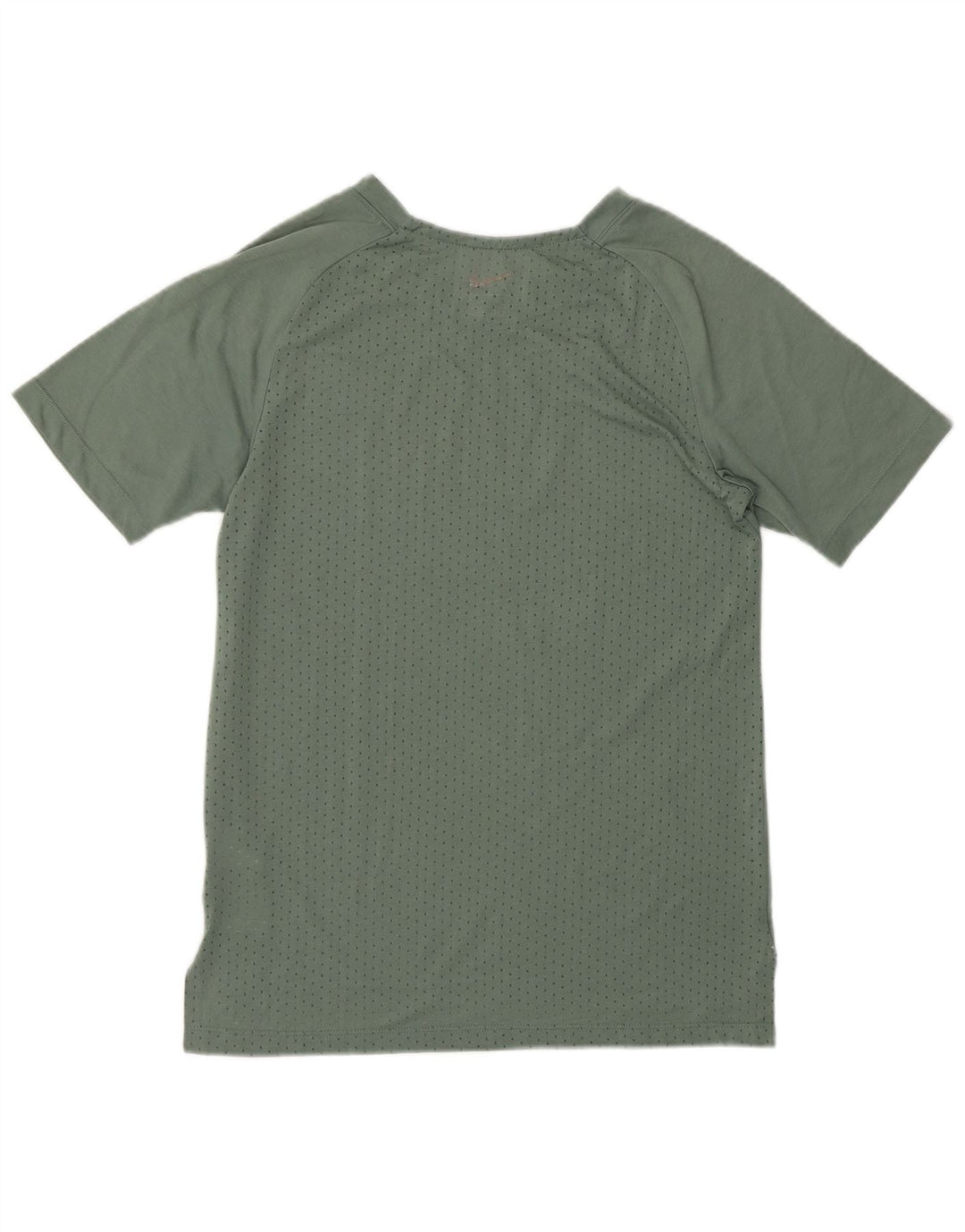 Женская футболка NIKE Dri Fit Top UK 10, маленький зеленый полиэстер