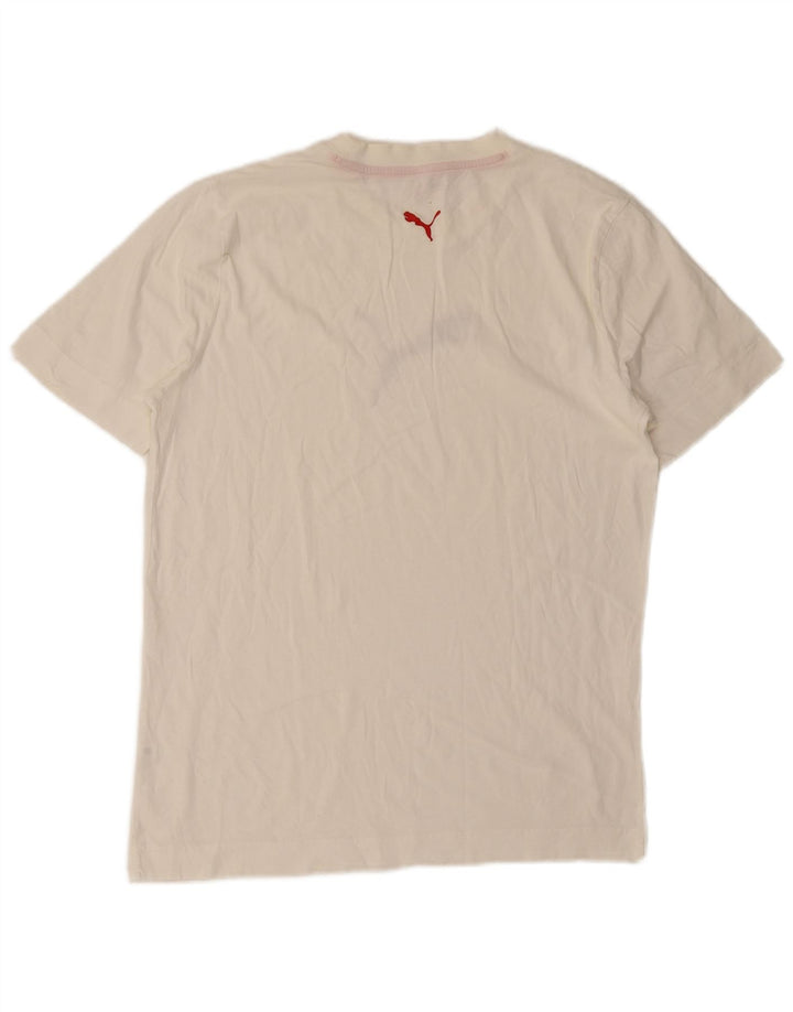 Мужская футболка с рисунком Puma, большая белая