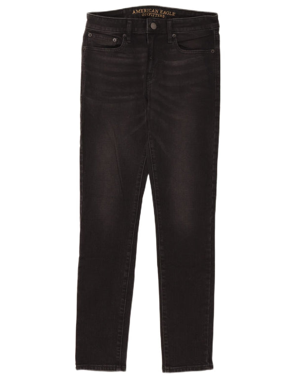 Женские джинсы скинни American Eagle W30 L30, черный хлопок