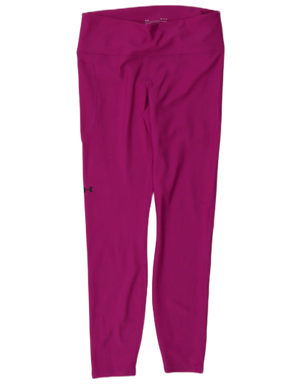 Женские леггинсы Under Armour UK 14, большой фиолетовый полиэстер