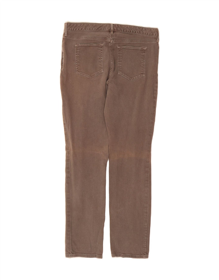 EDDIE BAUER Womens Slightly Curvy Slim Jeans US 10 Large W34 L30 Brown Vintage Eddie Bauer and Second-Hand Eddie Bauer from Messina Hembry 